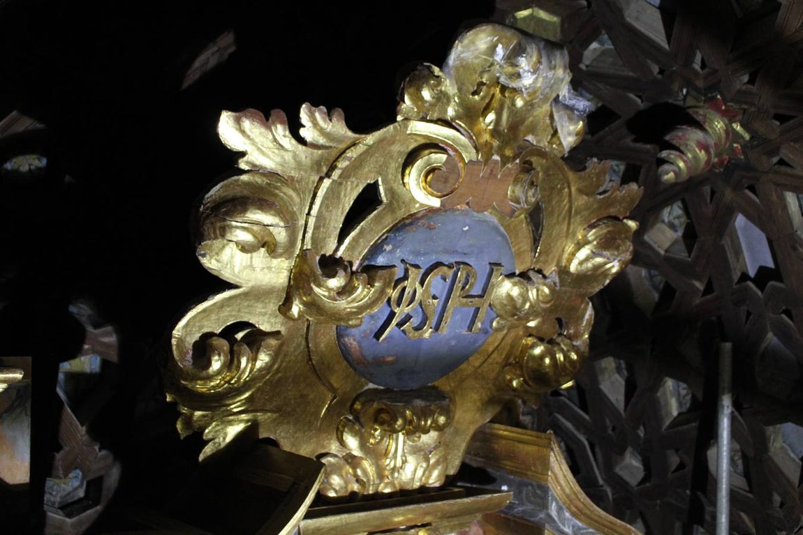 Restauración del retablo del santuario de Consolación de Utrera
