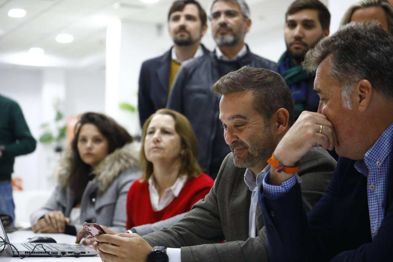 En imágenes, la noche de las elecciones en Córdoba para Ciudadanos