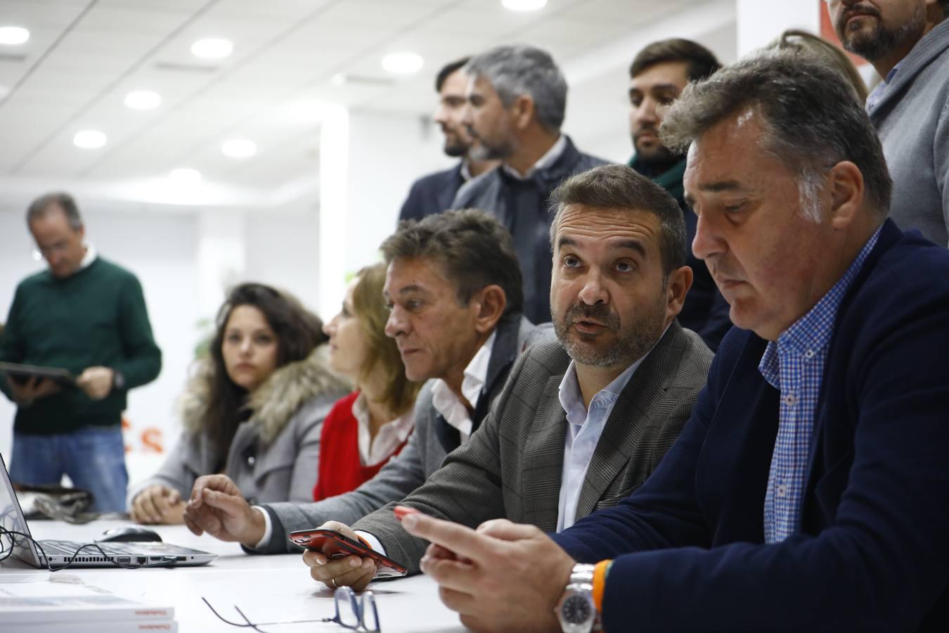 En imágenes, la noche de las elecciones en Córdoba para Ciudadanos