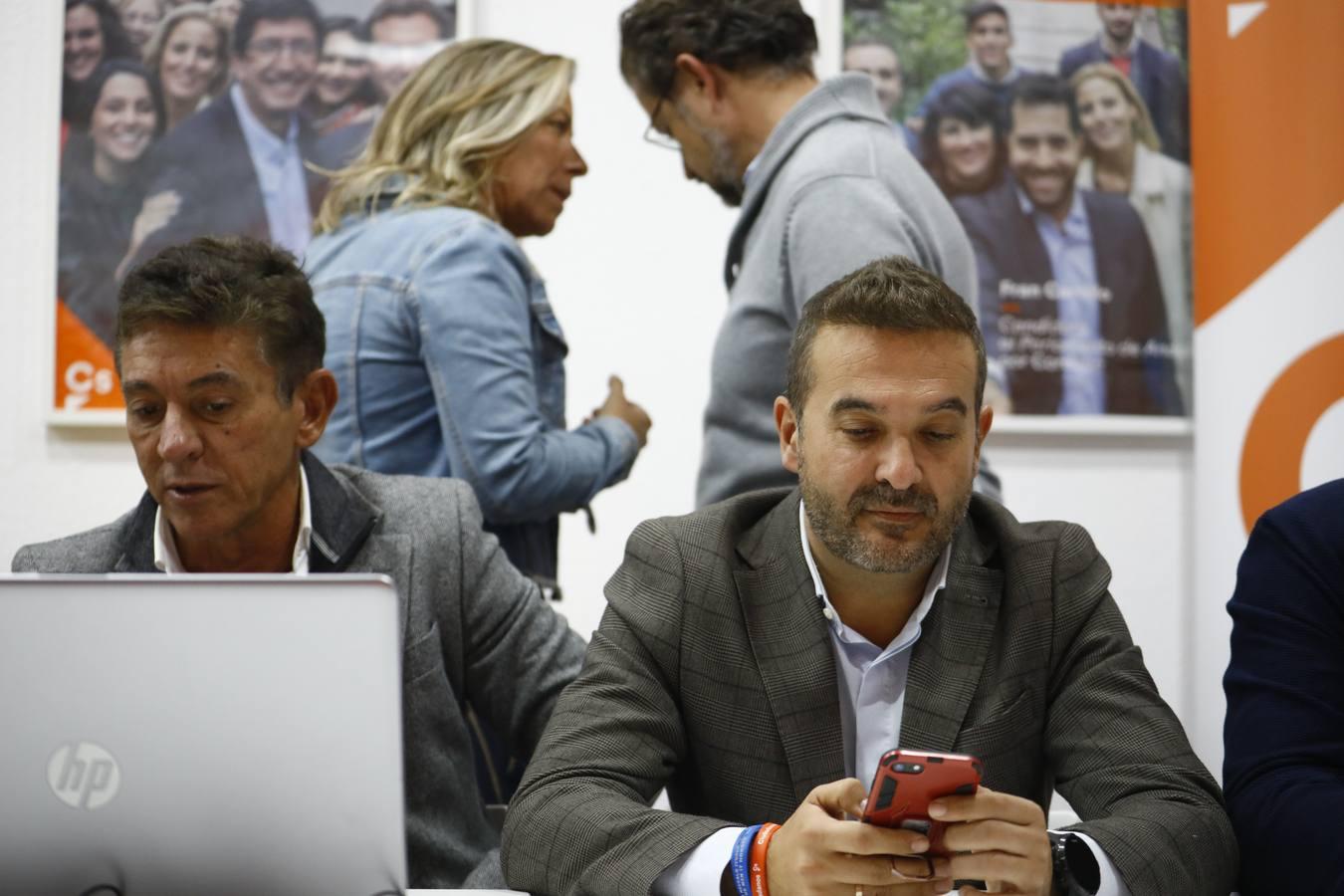 En imágenes, la noche de las elecciones en Córdoba para Ciudadanos