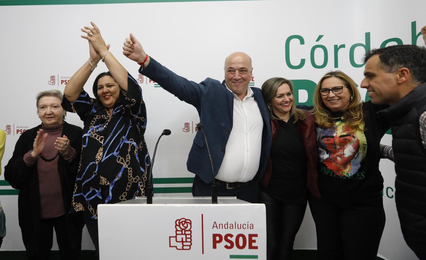 La noche de las elecciones generales en Córdoba para el PSOE, en imágenes