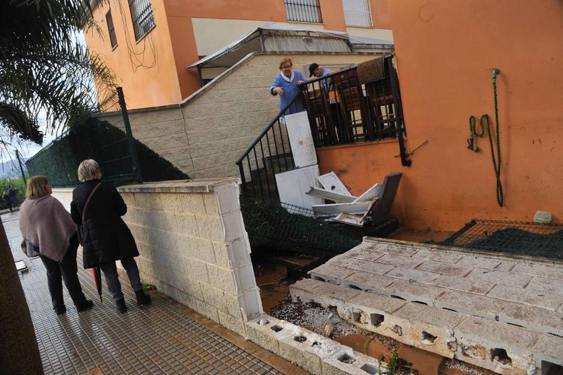 Así ha devastado una brutal tromba de agua la localidad malagueña de Campanillas