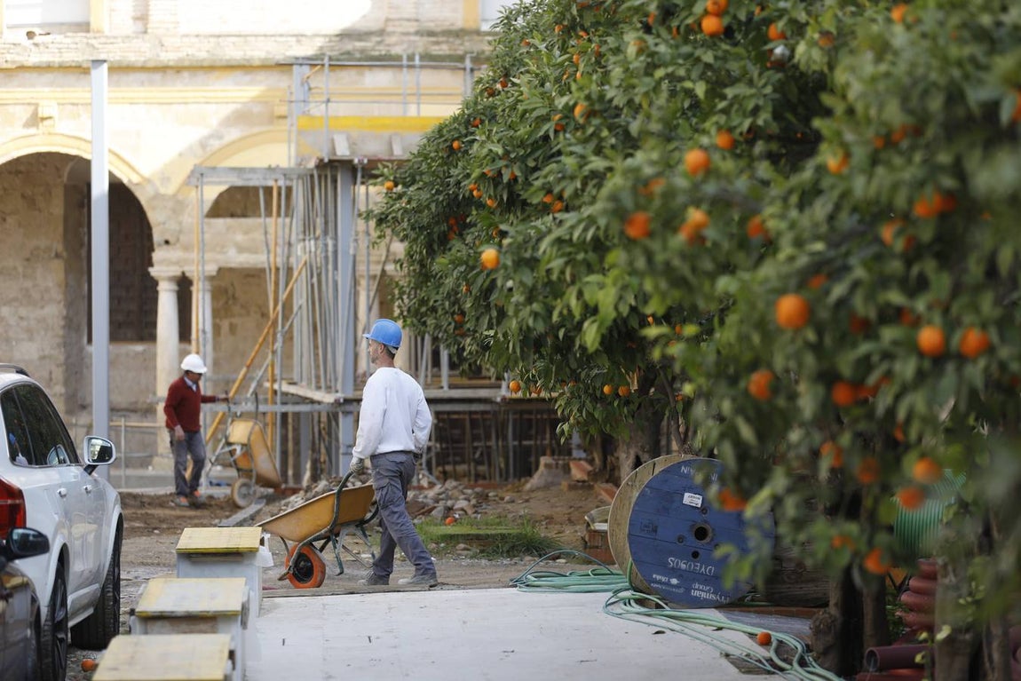 Las obras del Palacio Episcopal de Córdoba, en imágenes