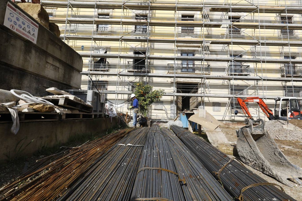 Las obras del Palacio Episcopal de Córdoba, en imágenes