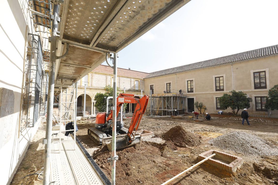 Las obras del Palacio Episcopal de Córdoba, en imágenes