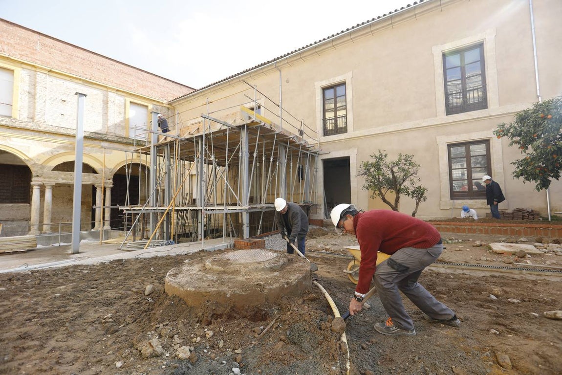 Las obras del Palacio Episcopal de Córdoba, en imágenes