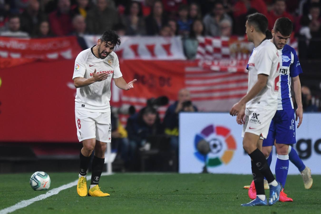 El Sevilla-Alavés (1-1) del Pizjuán, en imágenes