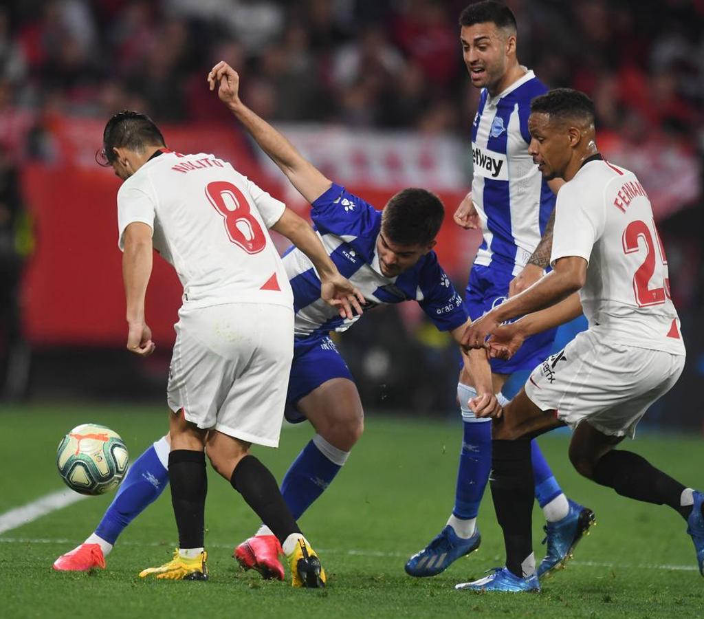El Sevilla-Alavés (1-1) del Pizjuán, en imágenes
