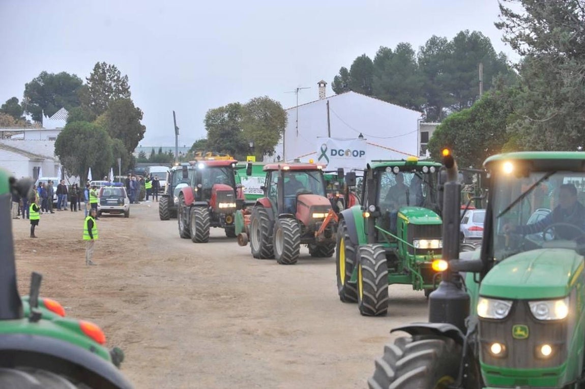 Las reivindicaciones de los agricultores en Málaga, en imágenes