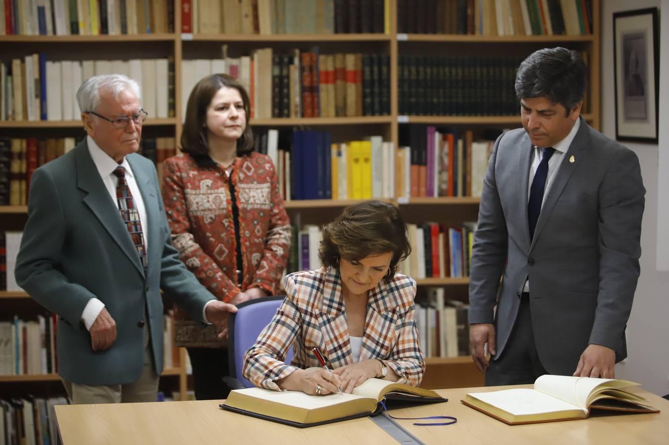 El homenaje al Trienio Liberal en Montilla con Carmen Calvo, en imágenes