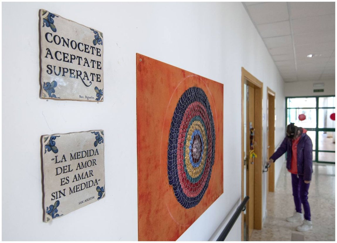 Domingo de Ramos. El Amor. "La medida del amor es amar sin medida". Centro Santa Ángela de la Cruz, de Salteras, para jóvenes y adultos con sordoceguera, único centro especializado de España.