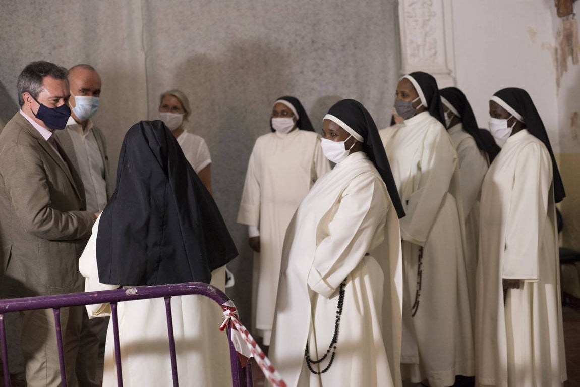 El estado de las obras de restauración de la iglesia del convento Madre de Dios