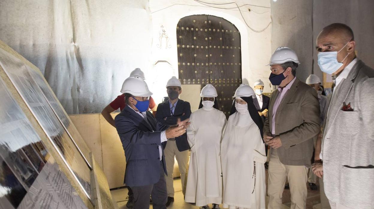 El estado de las obras de restauración de la iglesia del convento Madre de Dios