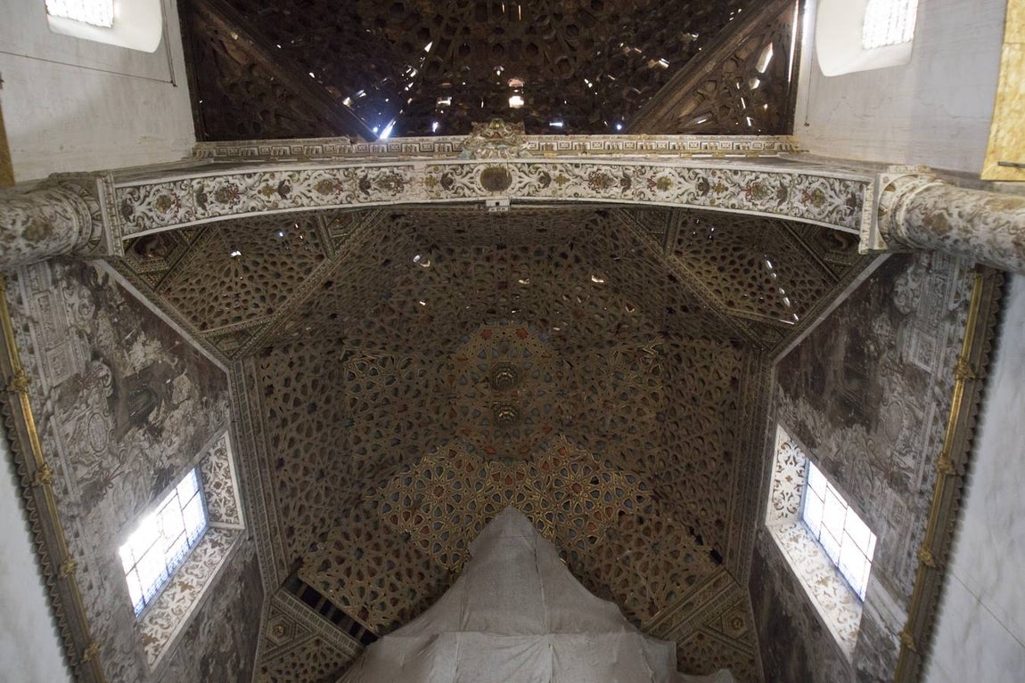 El estado de las obras de restauración de la iglesia del convento Madre de Dios