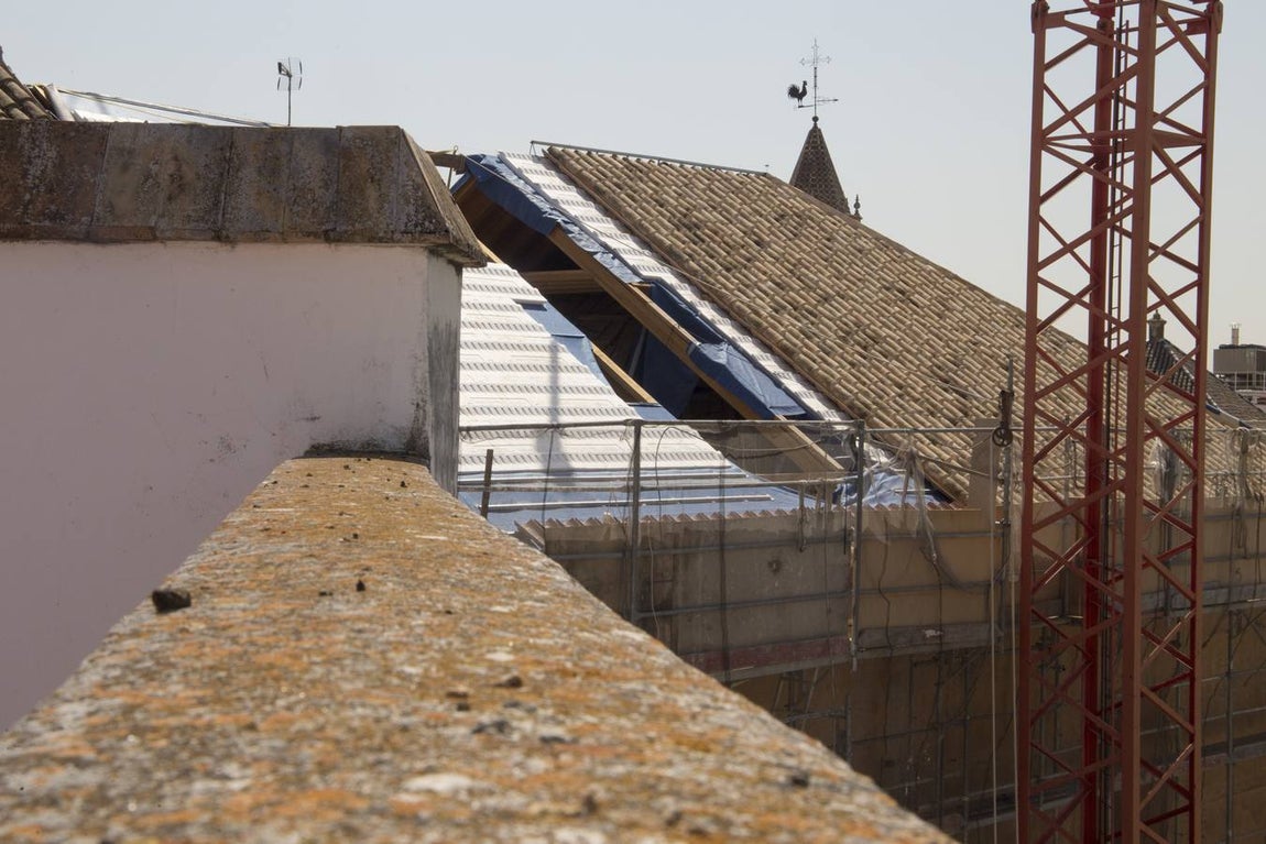 El estado de las obras de restauración de la iglesia del convento Madre de Dios