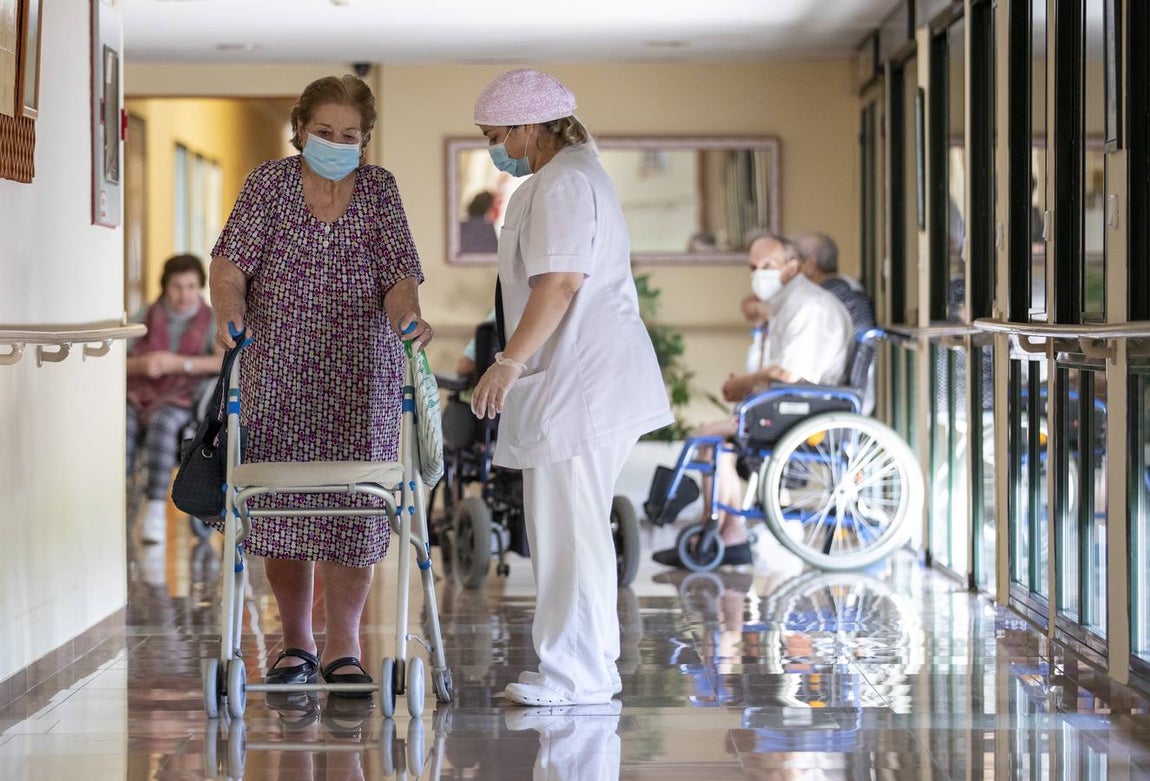 El día a día en una residencia de ancianos de Andalucía en la nueva normalidad