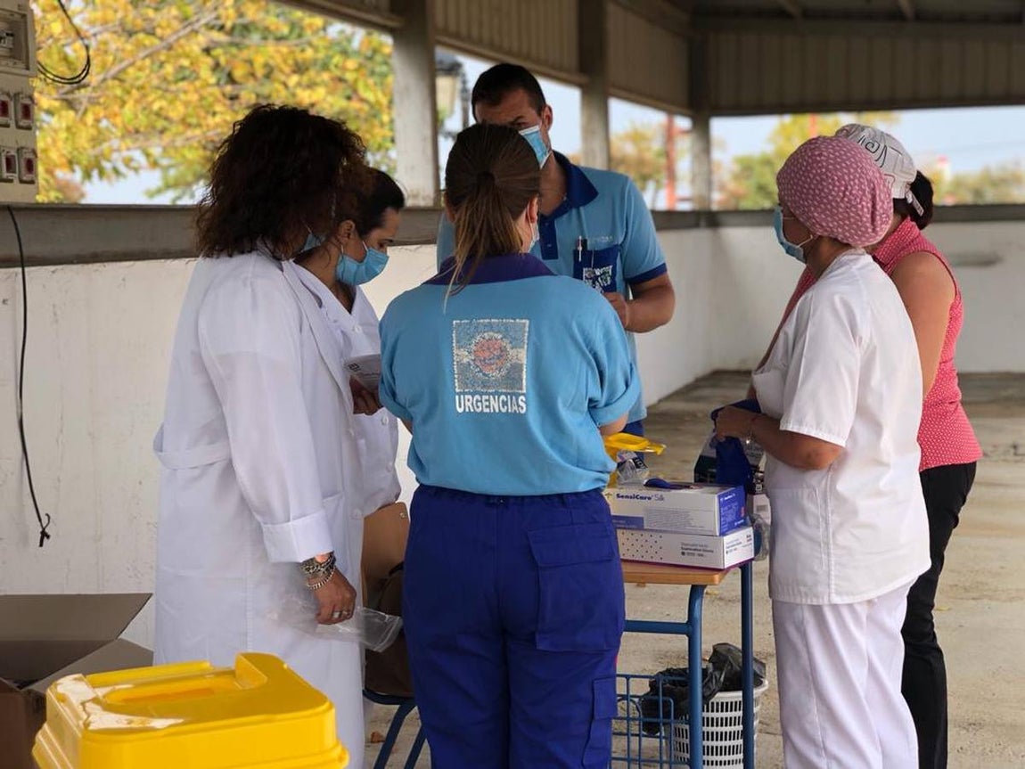 La realización de los test de cribado en un Casariche vacío