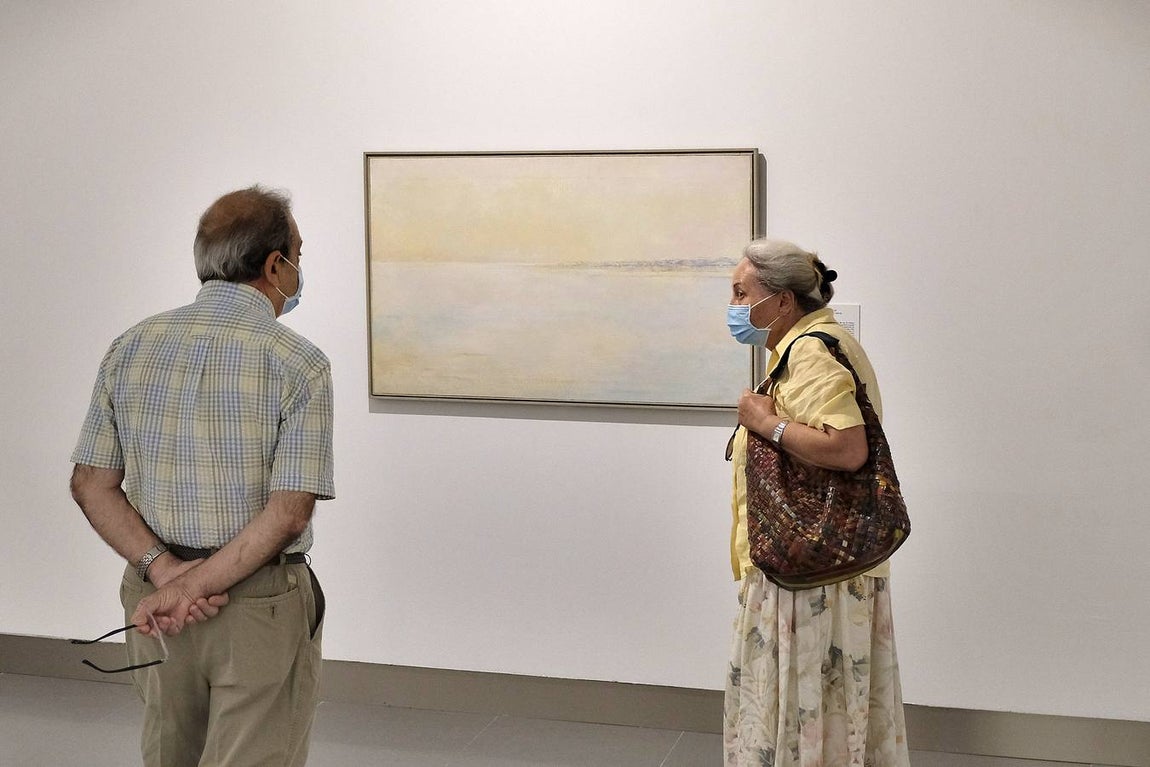 Inauguración de la exposición de Carmen Laffón en la Fundación Cajasol