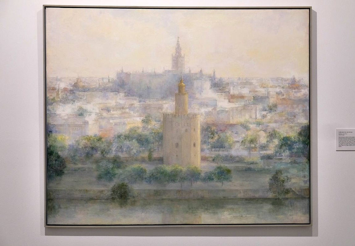 Inauguración de la exposición de Carmen Laffón en la Fundación Cajasol