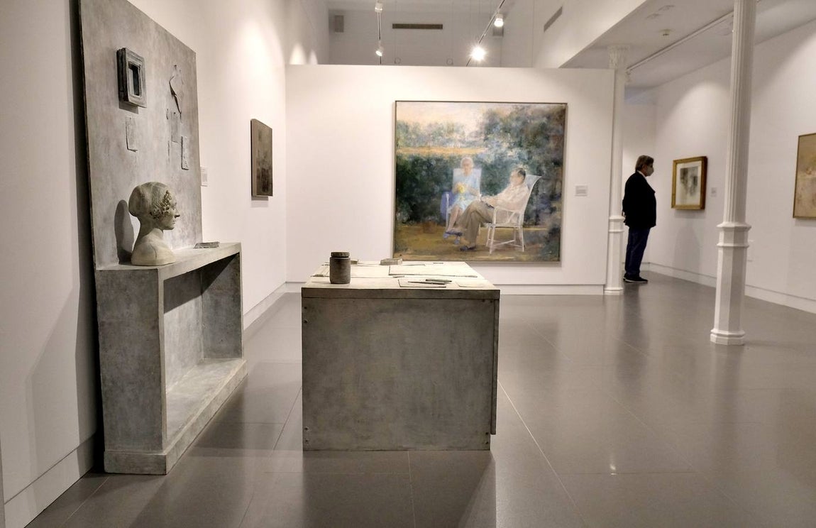 Inauguración de la exposición de Carmen Laffón en la Fundación Cajasol