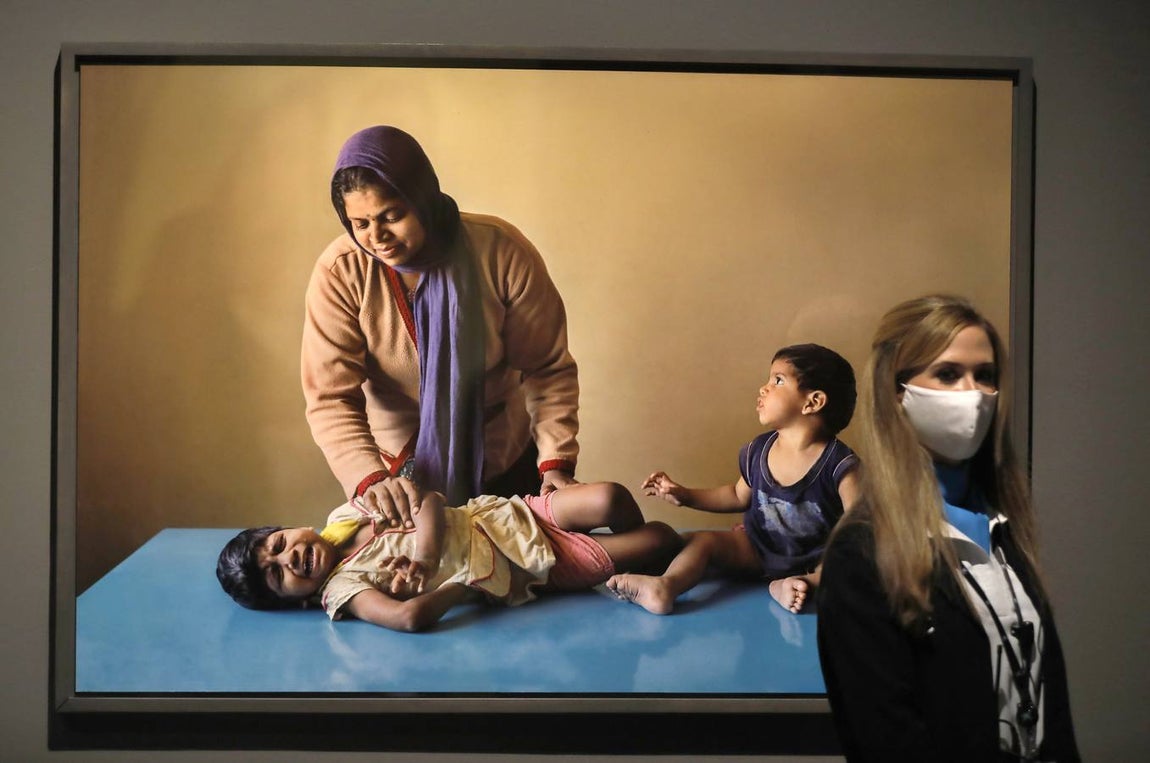 Inauguración de la exposición fotográfica «Tierra de sueños» en CaixaForum