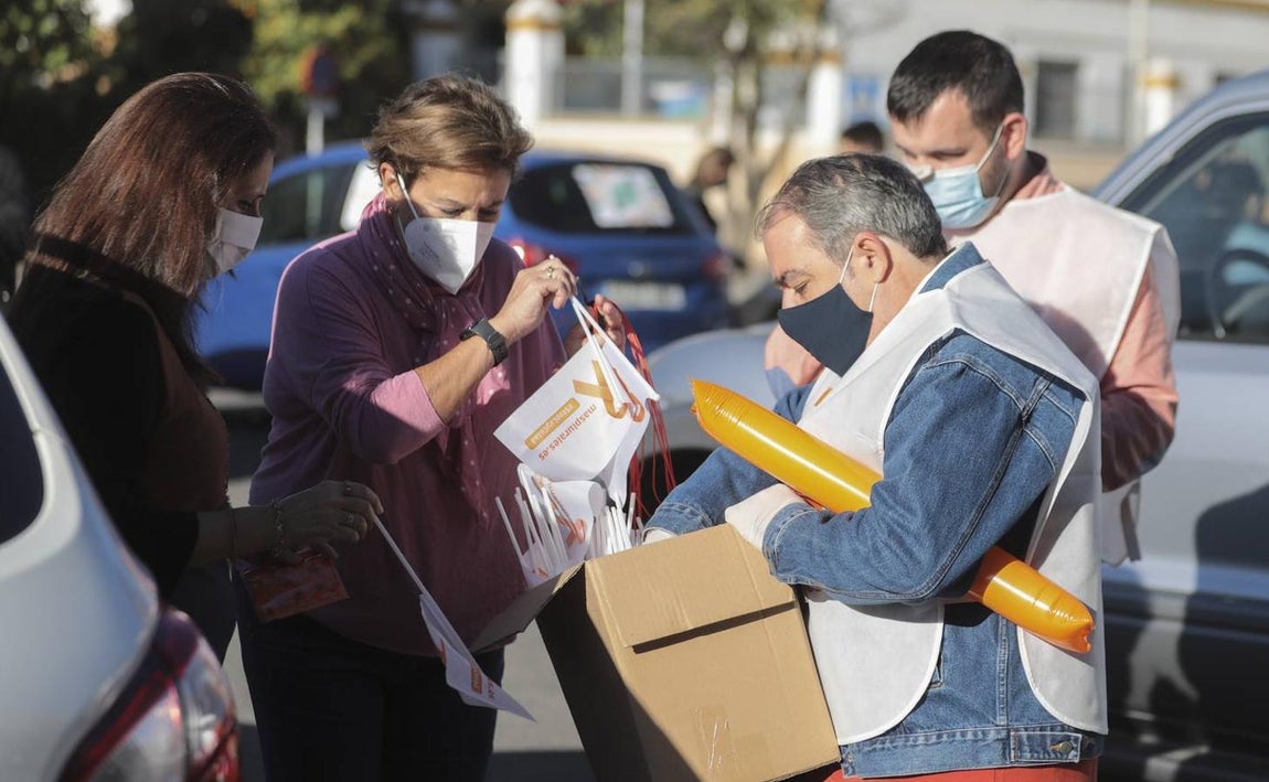 La protesta de la educación concertada de Sevilla por la Ley Celáa, en imágenes