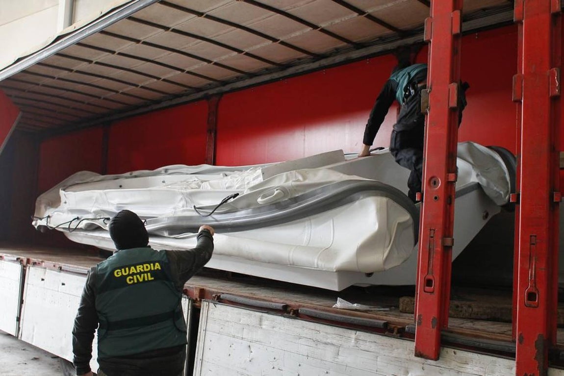 En imágenes, operación antidroga de la Guardia Civil en Sevilla y Cádiz