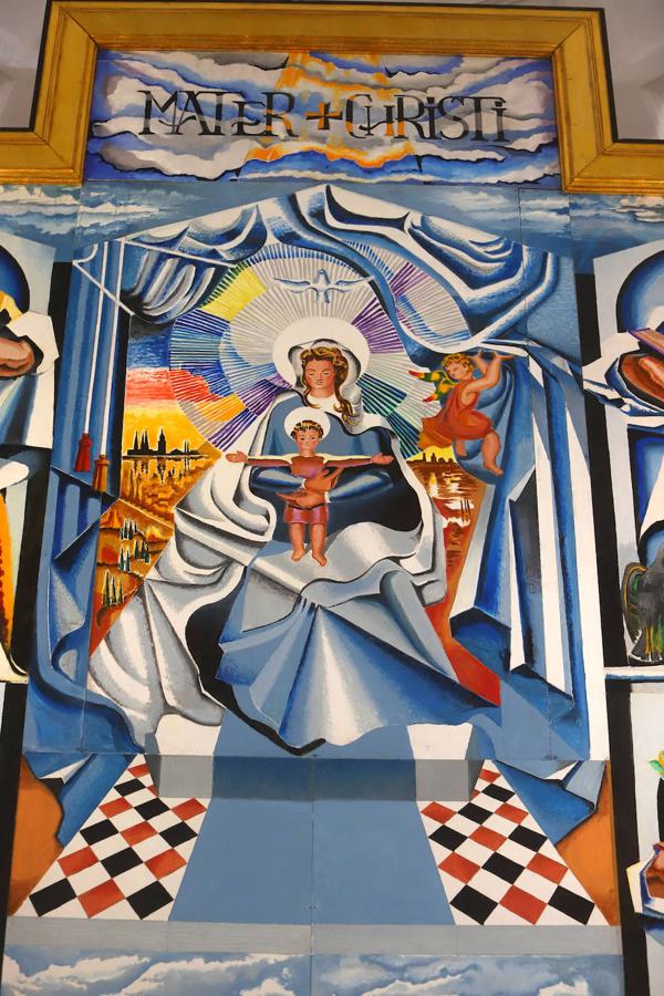 Las pinturas de José Rebollo para la iglesia de Jesús Divino Obrero de Córdoba, en imágenes