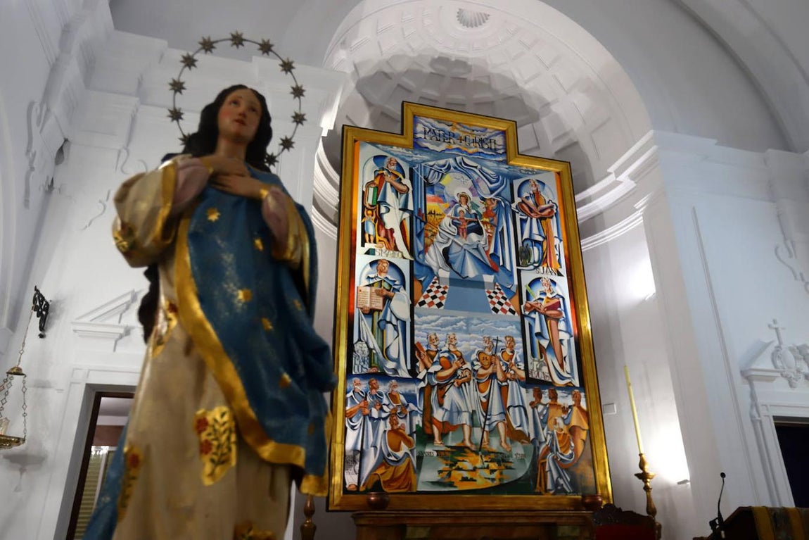 Las pinturas de José Rebollo para la iglesia de Jesús Divino Obrero de Córdoba, en imágenes