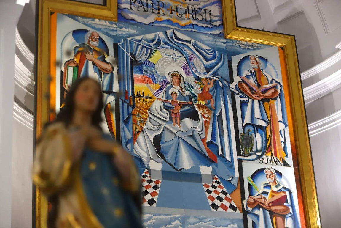 Las pinturas de José Rebollo para la iglesia de Jesús Divino Obrero de Córdoba, en imágenes