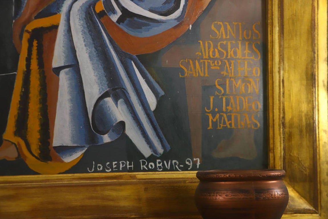 Las pinturas de José Rebollo para la iglesia de Jesús Divino Obrero de Córdoba, en imágenes