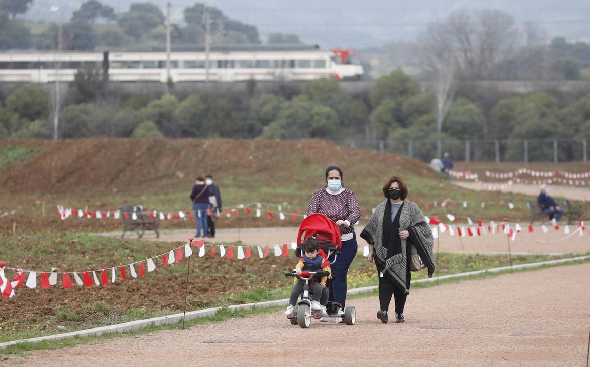 Los trabajos del Parque de Levante, en imágenes