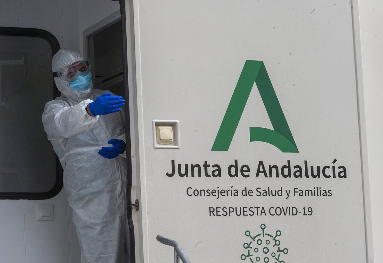 Cribado masivo en el barrio de La Luz de Málaga