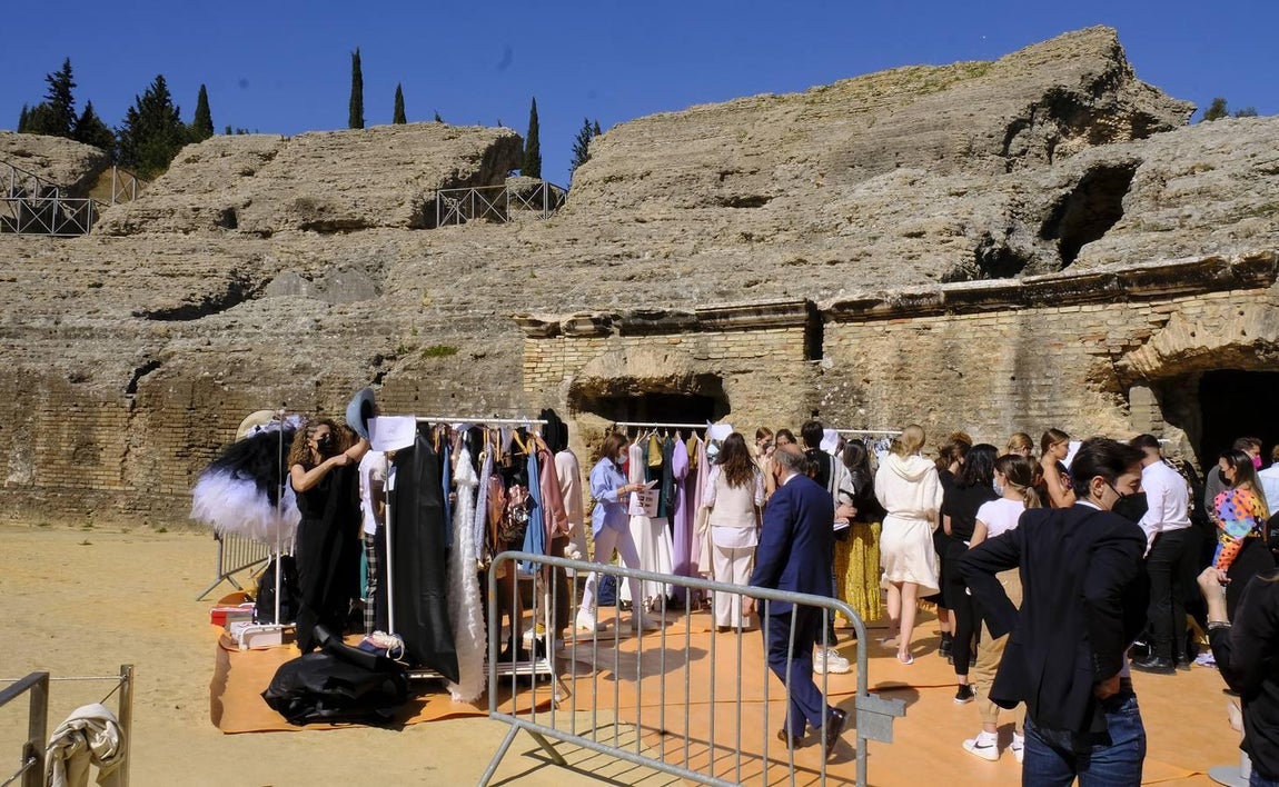 Itálica acoge la primera jornada de la Semana de la Moda de Andalucía