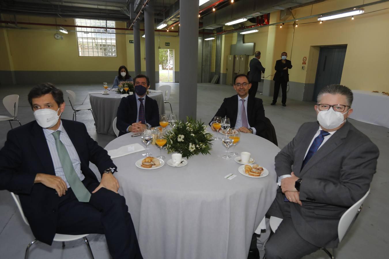 Leopoldo Parias, José Manuel Galán, Bosco Cámara y Antonio Martín