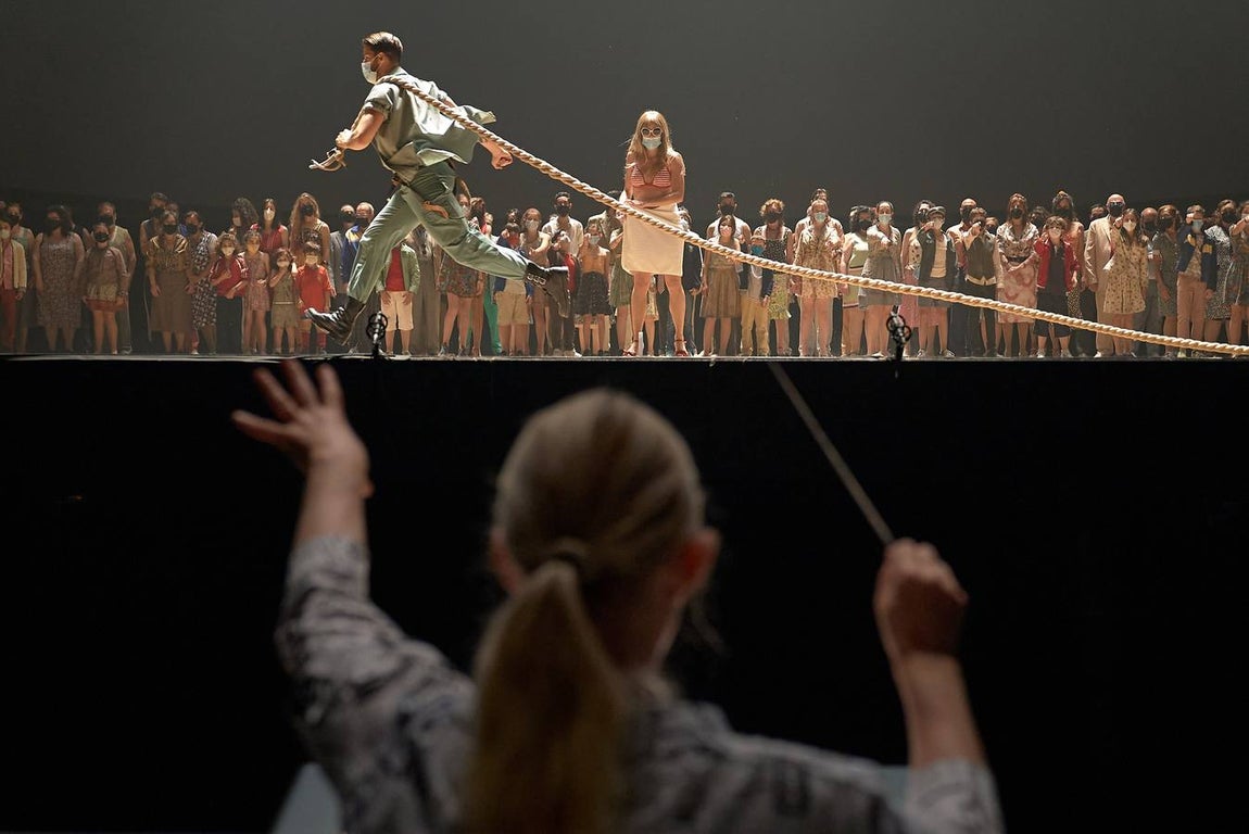 Un momento de la ópera 'Carmen' en el Teatro de la Maestranza