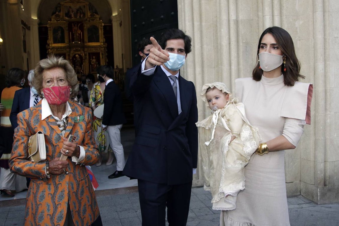 Bautizo de la primogénita de los Duques de Huéscar en Sevilla