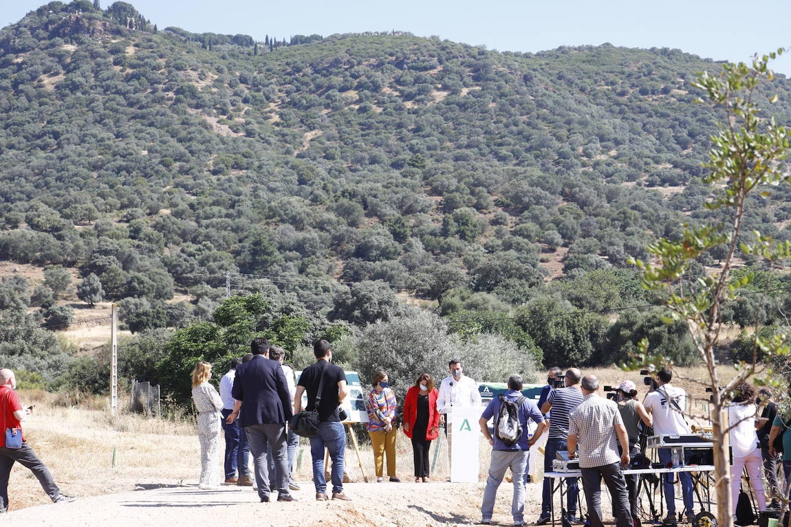 La inauguración de la primera fase del Cinturón Verde de Córdoba, en imágenes