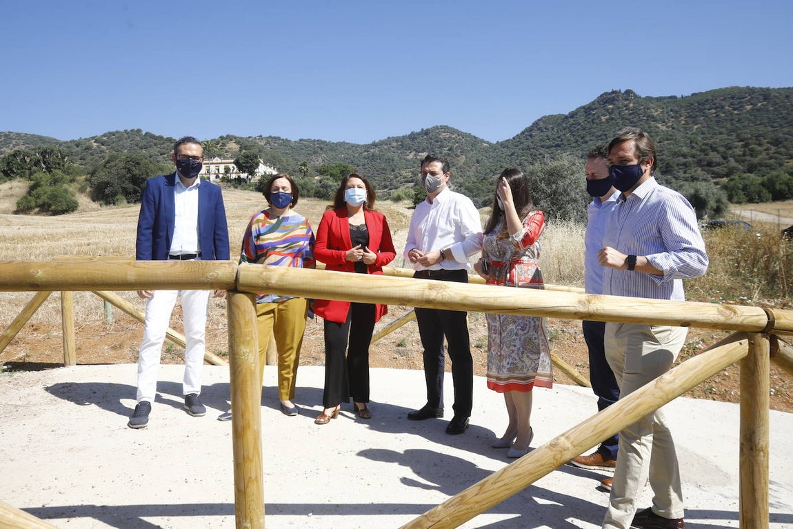 La inauguración de la primera fase del Cinturón Verde de Córdoba, en imágenes