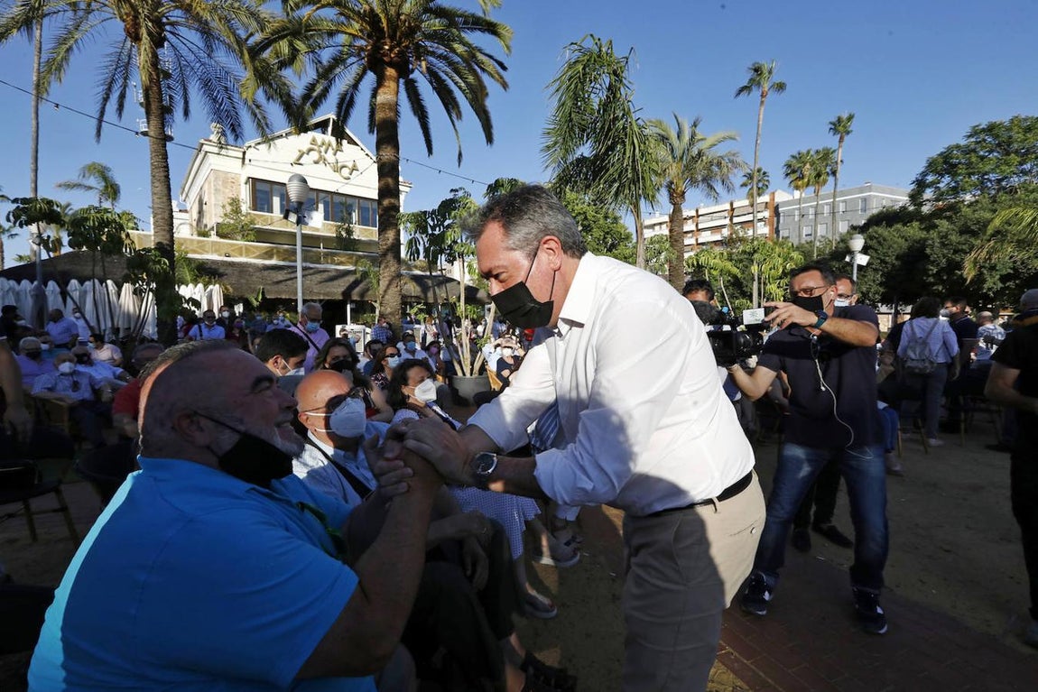 El acto de Juan Espadas en Córdoba, en imágenes