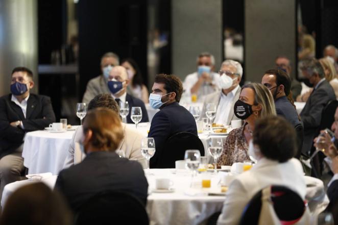 En imágenes, el presidente de Paradores, en la Mirada Económica de ABC Córdoba