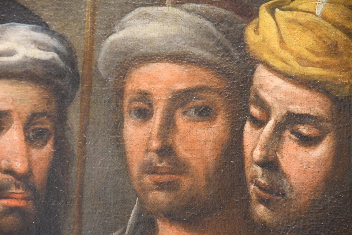 Imágenes de la presentación de la restauración de la pintura de Murillo en el Gran Poder