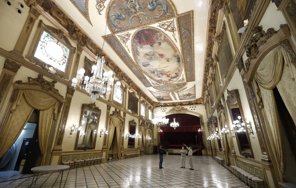 La musealización del patrimonio del Real Círculo de la Amistad de Córdoba, en imágenes