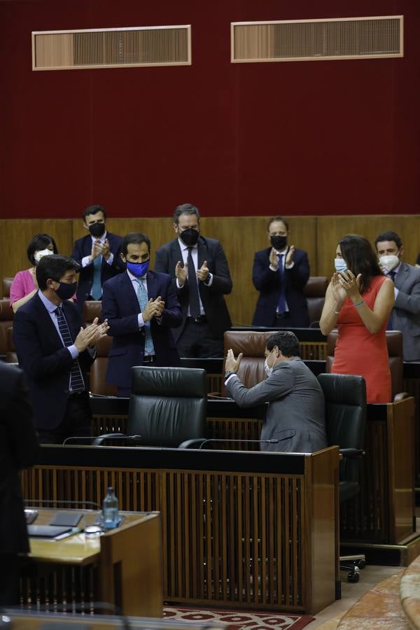 Pleno sobre el estado de la comunidad en el parlamento andaluz