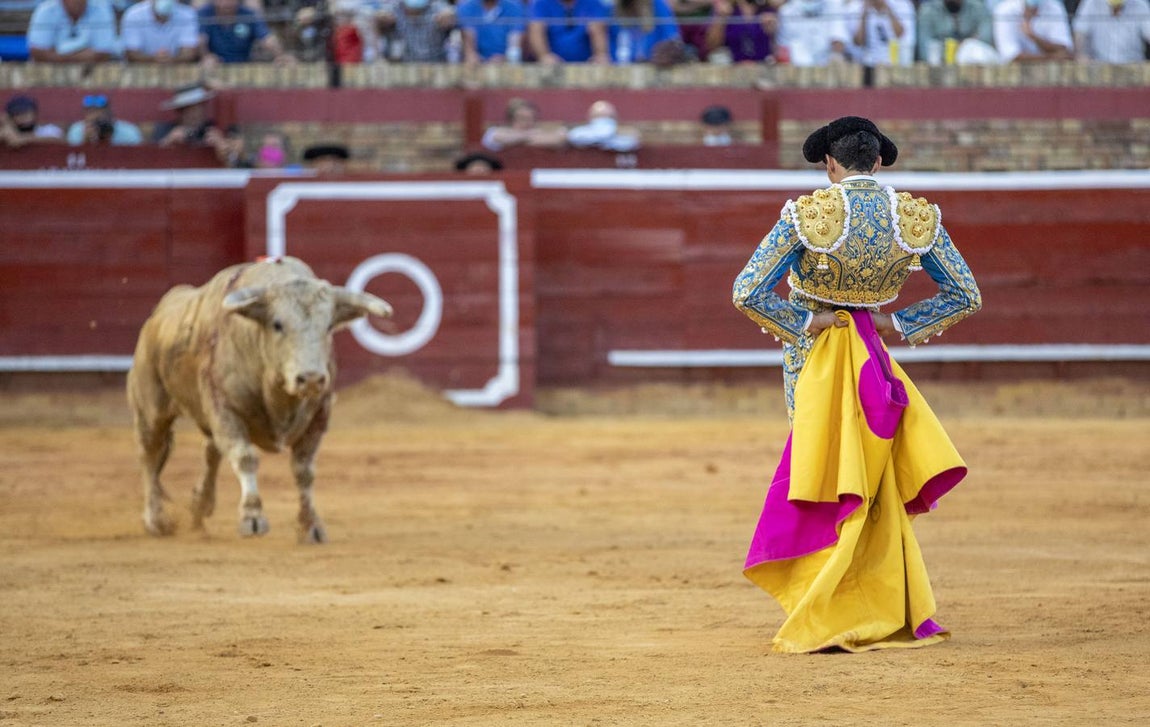 Los astados de esta última corrida llevaban el hierro y la divisa de Juan Pedro Domecq