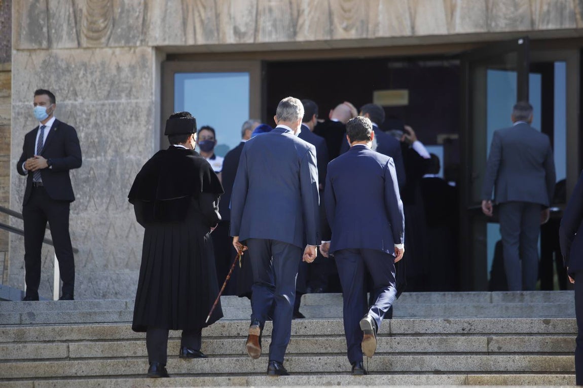 El Rey inaugura el curso universitario en Córdoba, en imágenes