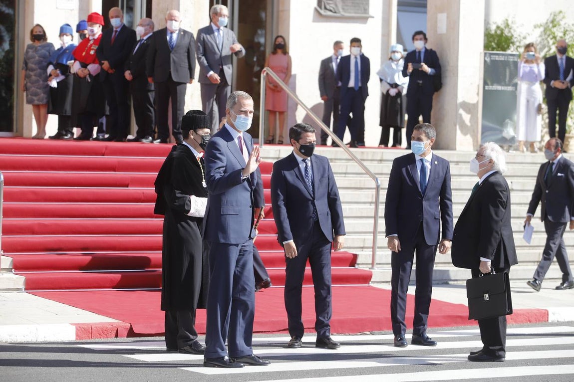 El Rey inaugura el curso universitario en Córdoba, en imágenes