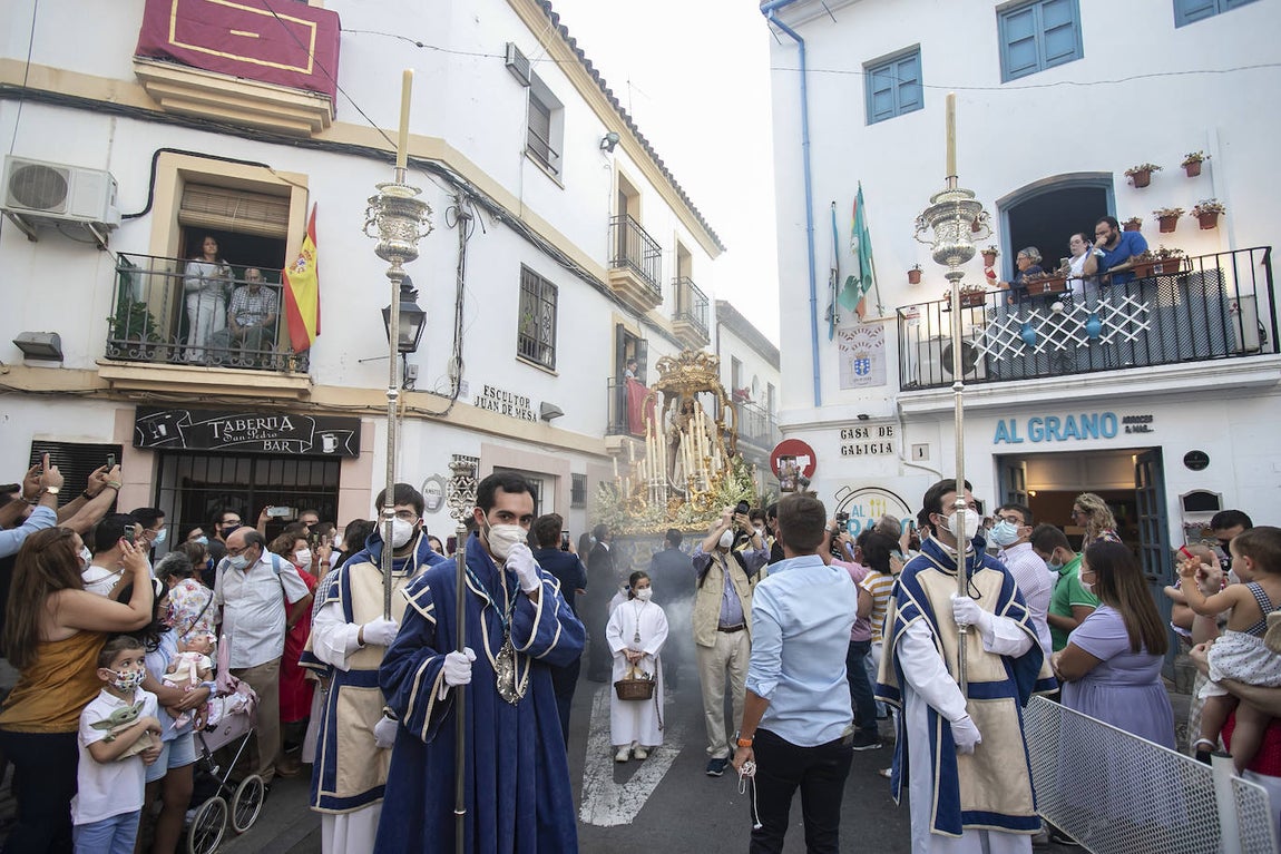 La procesión de la Virgen del Socorro de Córdoba, en imágenes