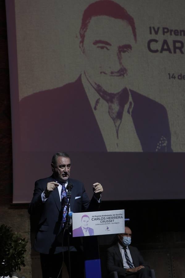 Carlos Herrera recibe el Premio Embajador de Sevilla 2021