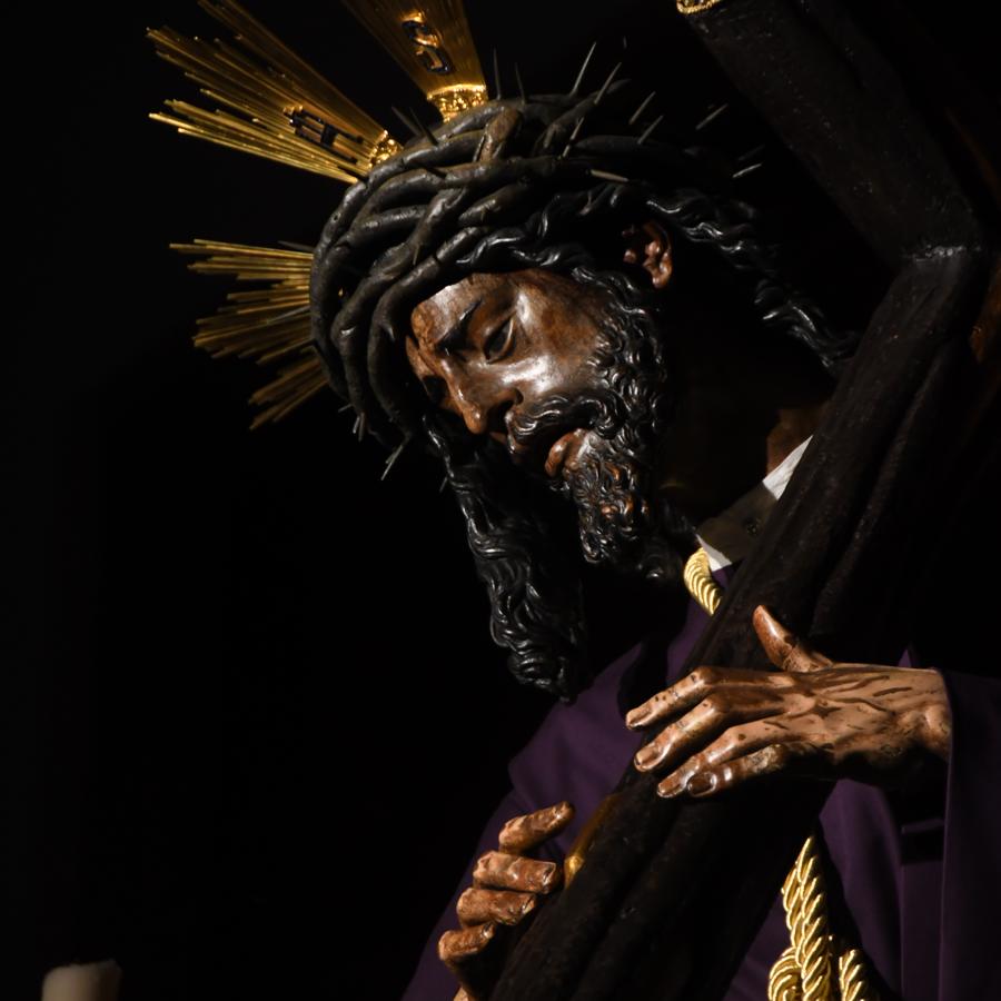 Las imágenes del Gran Poder en la parroquia de la Blanca Paloma